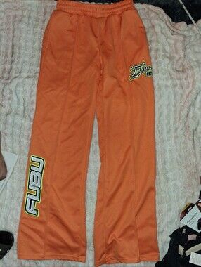 FUBU Orange Track Pants